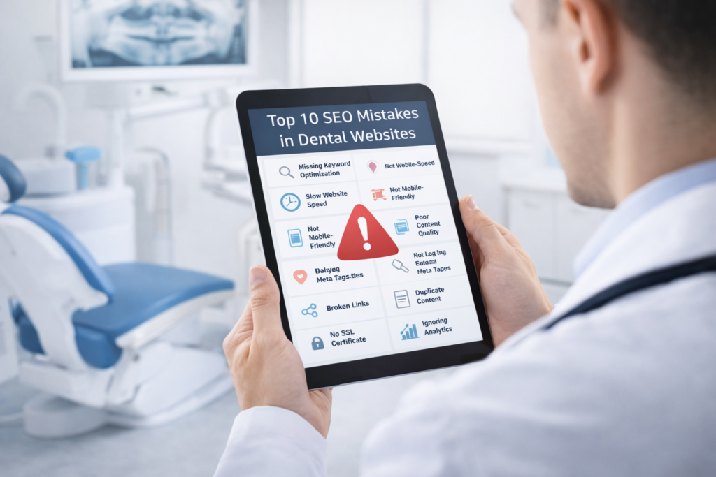 Top 10 SEO Mistakes Most Dental Websites Make (And How to Fix Them)