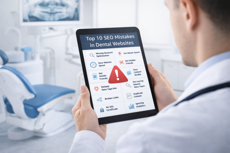 Top 10 SEO Mistakes Most Dental Websites Make (And How to Fix Them)