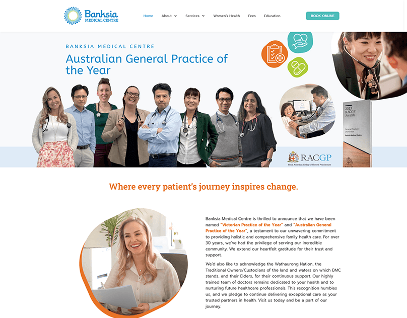 Banksia-Medical-Centre-Website