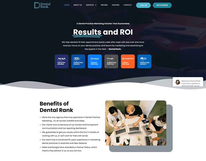 Dental-Rank-Website-Development